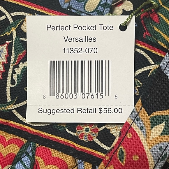 NEW VERA BRADLEY VERSAILLES TOTE BAG - Picture 5 of 5